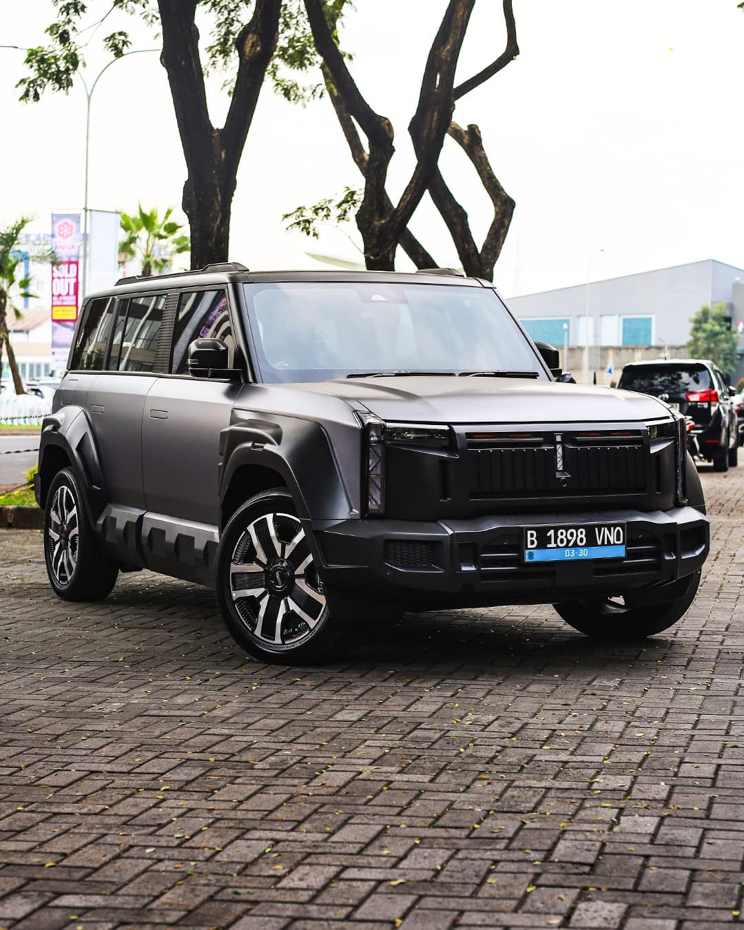 Indonesia EV License Plate